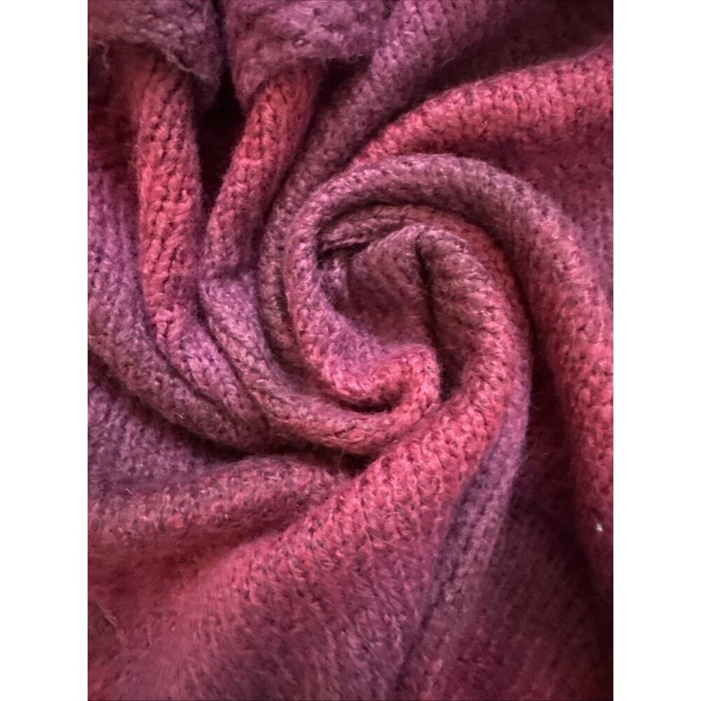 Vintage Eddie Bauer Wool Knit Cardigan Pink Striped Women’s Size S - Picture 6 of 7
